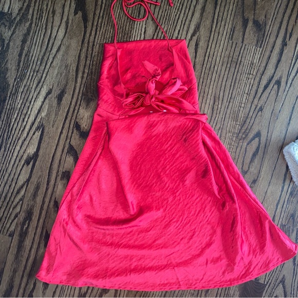 Cute Red Short Polly Princess Dress (please don’t mind my bikini strings 😂) - Picture 4 of 5